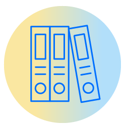Spines of books icon